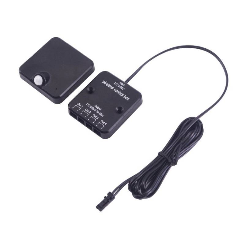 kalb Bewegungsmelder PIR drahtlos Fernbedienung 12/24VDC f. LED Beleuchtung Wandtaster von kalb