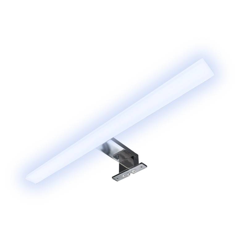 kalb LED Badleuchte Spiegellampe Aufbauleuchte für Spiegel Schrank Oder Wand 230VAC IP44 Chrom 4000K 45cm Länge von kalb