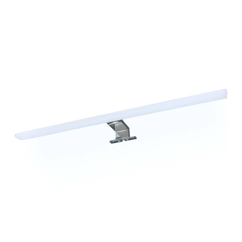 kalb LED Badleuchte Spiegellampe Aufbauleuchte für Spiegel Schrank Oder Wand 230VAC IP44 Chrom 4000K 60cm Länge von kalb