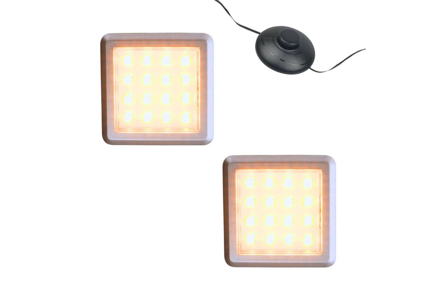 kalb LED Glaskantenbeleuchtung LED Vitrinenleuchte 3000K 1-10er Set 12V Fußschalter, Unterbauleuchte, 2er Set, Warmweiß kalb LED Glaskantenbeleuchtung LED Vitrinenleuchte 3000K 1-10er Set 12V Fußschalter, Unterbauleuchte, 2er Set, Warmweiß von kalb