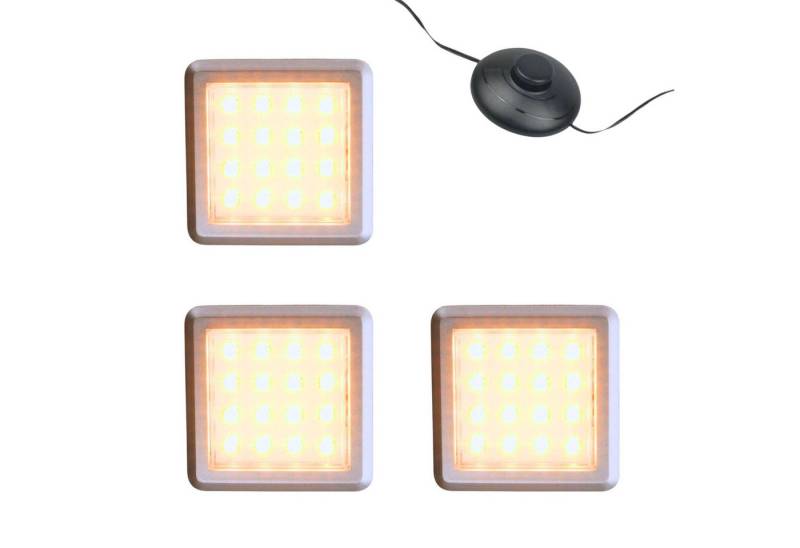 kalb LED Glaskantenbeleuchtung LED Vitrinenleuchte 3000K 1-10er Set 12V Fußschalter, Unterbauleuchte, 3er Set, Warmweiß kalb LED Glaskantenbeleuchtung LED Vitrinenleuchte 3000K 1-10er Set 12V Fußschalter, Unterbauleuchte, 3er Set, Warmweiß von kalb