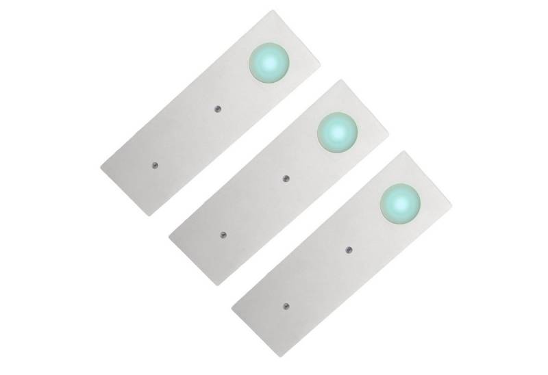 kalb LED Unterbauleuchte LED Küchenleuchte Aufbauleuchte Küchenlampe Unterbaustrahler SET, 3er Set neutralweiß, neutralweiß von kalb
