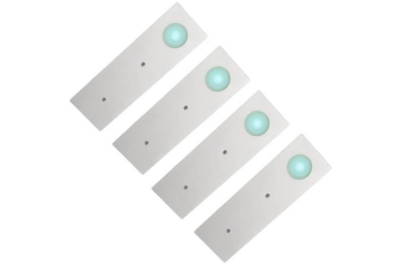 kalb LED Unterbauleuchte LED Küchenleuchte Aufbauleuchte Küchenlampe Unterbaustrahler SET, 4er Set neutralweiß, neutralweiß von kalb