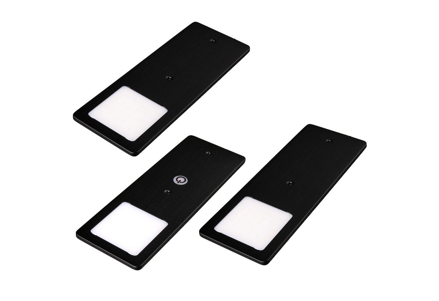 kalb LED Unterbauleuchte schwarz 5W- sehr flache Küchenleuchte mit Touch-Dimmfunktion, 3er Set warmweiß, warmweiss kalb LED Unterbauleuchte schwarz 5W- sehr flache Küchenleuchte mit Touch-Dimmfunktion, 3er Set warmweiß, warmweiss von kalb