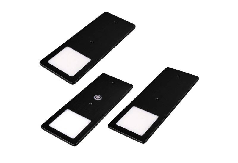 kalb LED Unterbauleuchte schwarz 5W- sehr flache Küchenleuchte mit Touch-Dimmfunktion, 3er Set warmweiß, warmweiss kalb LED Unterbauleuchte schwarz 5W- sehr flache Küchenleuchte mit Touch-Dimmfunktion, 3er Set warmweiß, warmweiss von kalb