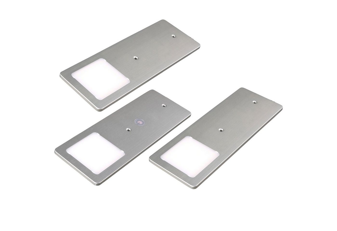 kalb LED Unterbauleuchte silber 5W - sehr flache Küchenleuchte mit Touch-Dimmfunktion, 3er Set warmweiß, warmweiss kalb LED Unterbauleuchte silber 5W - sehr flache Küchenleuchte mit Touch-Dimmfunktion, 3er Set warmweiß, warmweiss von kalb