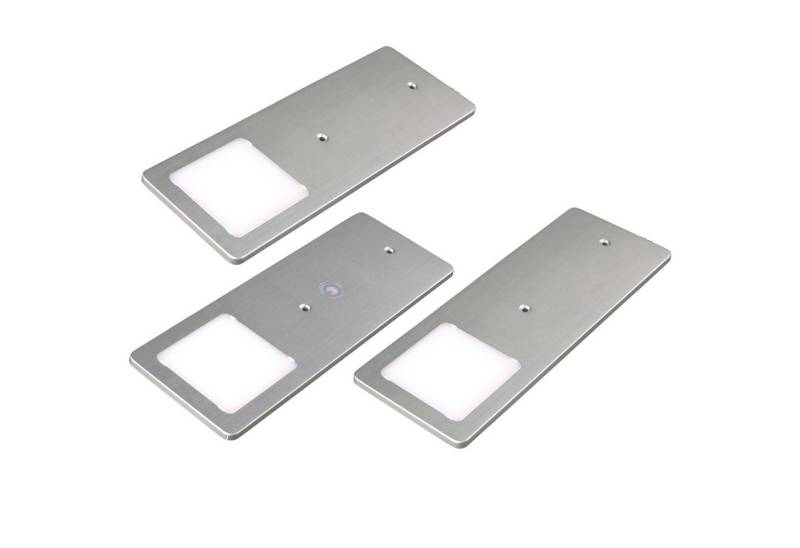 kalb LED Unterbauleuchte silber 5W - sehr flache Küchenleuchte mit Touch-Dimmfunktion, 3er Set warmweiß, warmweiss kalb LED Unterbauleuchte silber 5W - sehr flache Küchenleuchte mit Touch-Dimmfunktion, 3er Set warmweiß, warmweiss von kalb