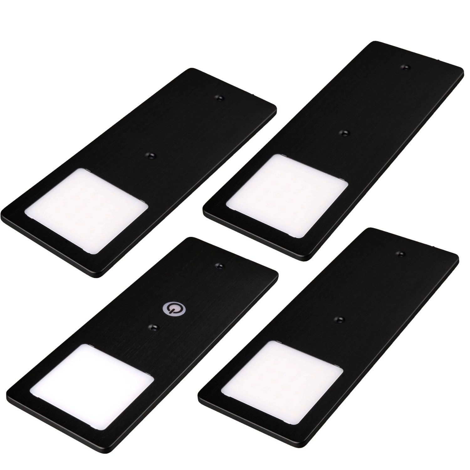 kalb LED Unterbauleuchten Schwarz 5W Sehr Flache Küchenleuchte Touchdimmfunktion 4er Set Neutralweiß kalb LED Unterbauleuchten Schwarz 5W Sehr Flache Küchenleuchte Touchdimmfunktion 4er Set Neutralweiß von kalb