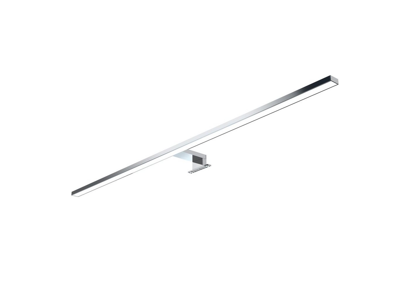 kalb Spiegelleuchte 80cm LED Badleuchte Badlampe Spiegellampe 230V warmweiß, verchromt, warmweiß von kalb