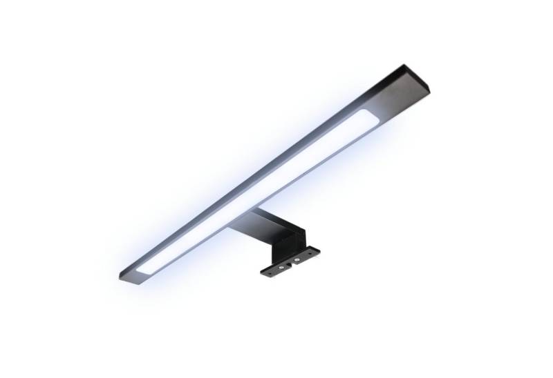 kalb LED Spiegelleuchte LED Badleuchte schwarz 450mm Spiegellampe Aufbauleuchte, neutralweiß von kalb