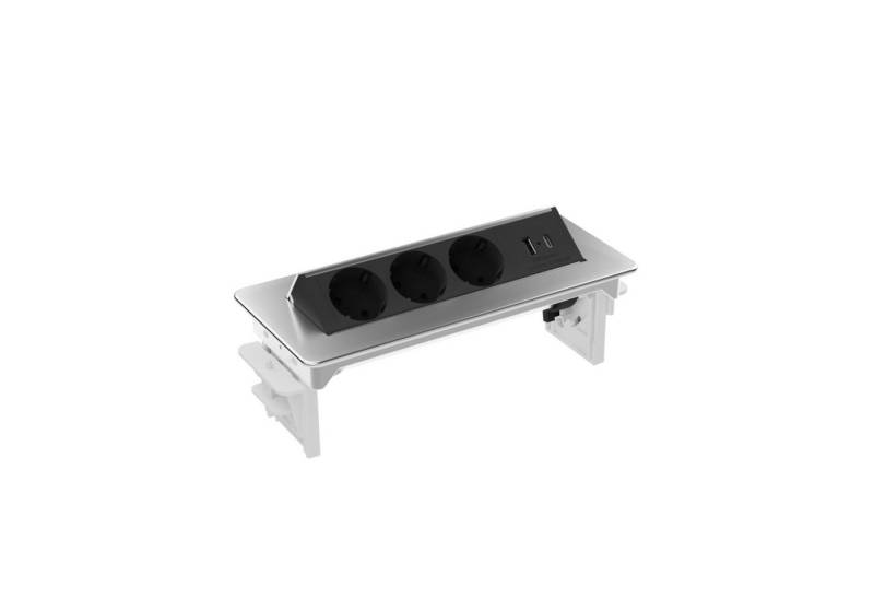 kalb Steckdose 3er Flipup-Mehrfachsteckdose Voltaris mit USB A/C, 230VAC 16A von kalb