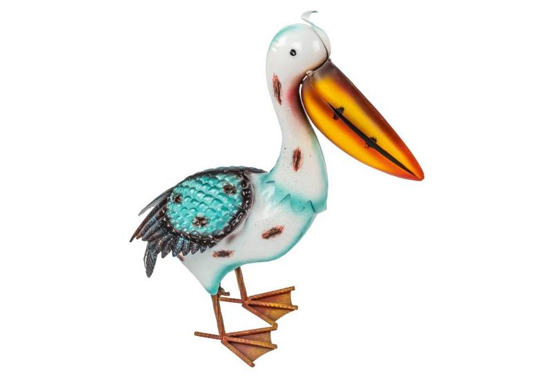 kamelshopping Gartenfigur Gartenfiguren aus Metall für den Garten, moderne Deko-Figuren, handbemalt mit Rostschutz-Lackierung, für außen, witterungsbeständig von kamelshopping