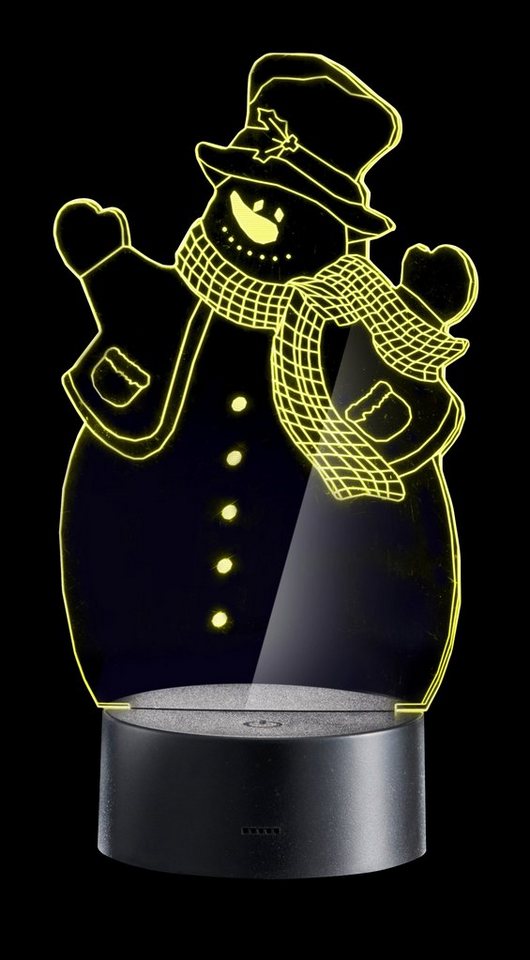 kamelshopping LED-Dekofigur LED Deko Acryl Leuchte im Weihnachtsmotiv, Timerfunktion, 10 LEDs, 7 Farben oder Farbwechsel-Modus kamelshopping LED-Dekofigur LED Deko Acryl Leuchte im Weihnachtsmotiv, Timerfunktion, 10 LEDs, 7 Farben oder Farbwechsel-Modus von kamelshopping