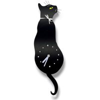 Pendeluhr Mimi, Schweif Wackelt Hin Und Her, Katzenuhr, Geschenk Für Katzenliebhaber, Katzen Pendeluhr Mimi, Schweif Wackelt Hin Und Her, Katzenuhr, Geschenk Für Katzenliebhaber, Katzen von kamikatzecatart