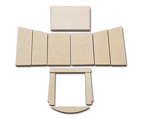 Feuerraumauskleidung für Hark Kodiak Kaminöfen - Vermiculite - 11-teilig Feuerraumauskleidung für Hark Kodiak Kaminöfen - Vermiculite - 11-teilig von kaminXpert