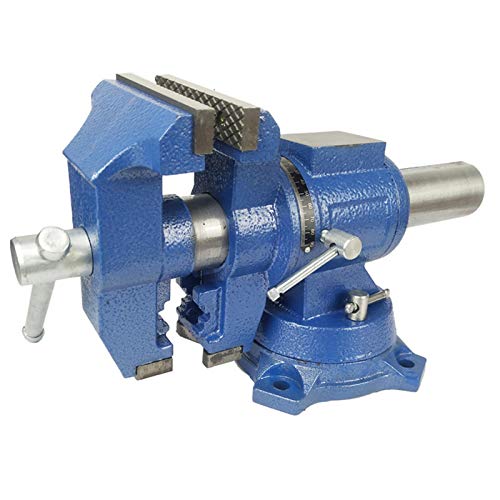 5" Schraubstock Parallel Werkbank Drehbar Teller 360° mit Amboss Tischschraubstock 125 mm Blau für Flachschleifer, Fräsmaschinen 5" Schraubstock Parallel Werkbank Drehbar Teller 360° mit Amboss Tischschraubstock 125 mm Blau für Flachschleifer, Fräsmaschinen von kangten