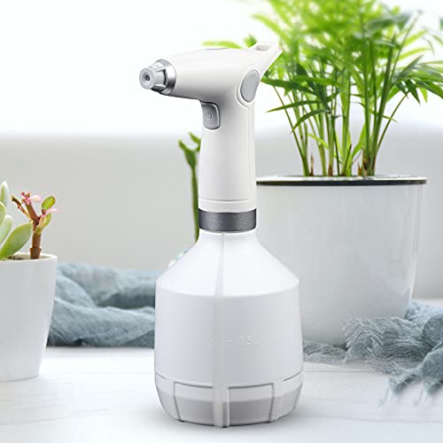 Elektrische Sprühflasche 1000ML Elektrische Gießkanne USB-Aufladbarer Handsprühflaschen Feinsprüher Elektrischer Garten-Wassersprüher für Garten- und Pflanzensprüher von kangten