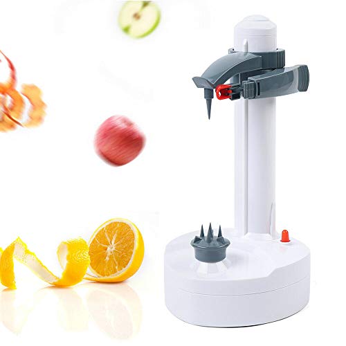 GemüSeschäLer,Multifunktion Elektrisch SchäLer,Kartoffelschäler für Obst und Gemüse Peeling KüChe Werkzeug (Weiß) von kangten