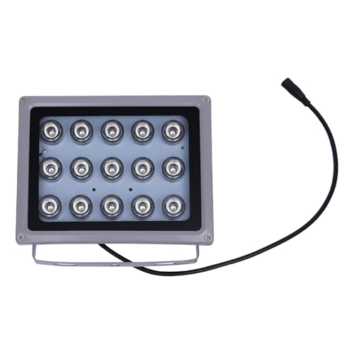LED IR-Strahler Infrarot Scheinwerfer 15 LEDs Überwachungskamera Nachtsichtgerät Beleuchtung für Sicherheitskameras von kangten
