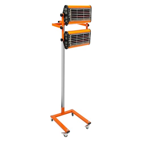 Lacktrockner Strahler Heizstrahler Infrarotstrahler Infrarot Trockner Strahler 2 * 1000W Gelb Smart Spot Repair Device von kangten
