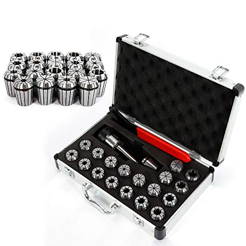 Spannzangenfutter, 21 Stück Prazision Spannzange MT2 ER32 M10 Federzange 1-20mm Spannzangen Set Spannzangenfutter, 21 Stück Prazision Spannzange MT2 ER32 M10 Federzange 1-20mm Spannzangen Set von kangten