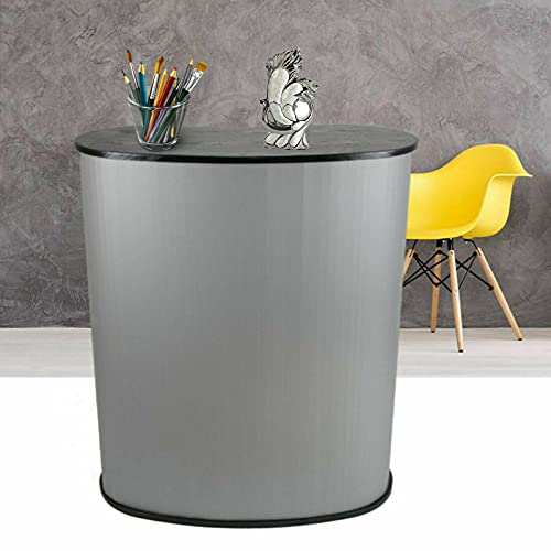 kangten Rednerpult, Holz Rezeption Compact Stehend Schreibtisch Schreibtisch Faltbar Counter 40×90×90cm Prsentationsstnder Messetheke für Lesung Rezeption Büro von kangten