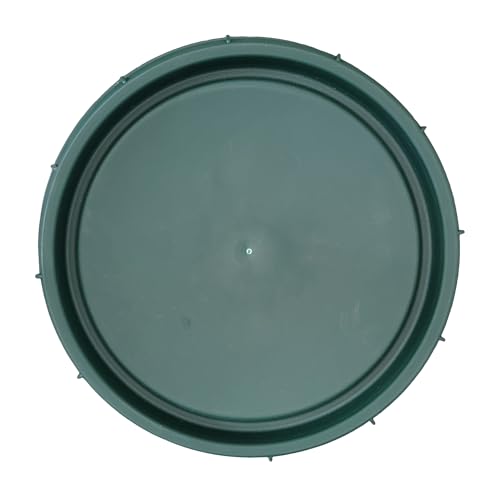 Weithalsfass mit Drehdeckel, Futtertonne HDPE, Fass mit Schraubdeckel grün, weiß (Ersatzdeckel grün (25,40,60 L)) von kanister-vertrieb