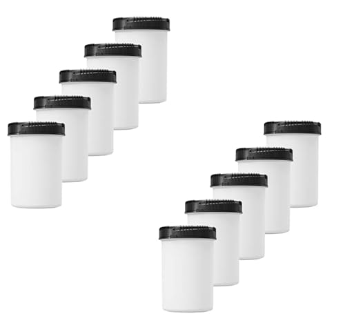 kanister-vertrieb® Packo Vorratsdosen Set 10er Set 1000 ml Vorratsdose mit Deckel dicht verschließbar, Mehldose, Gewürzdose mit Schraubdeckel von kanister-vertrieb