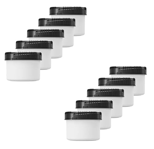 kanister-vertrieb® Packo Vorratsdosen Set 10er Set 500 ml Vorratsdose mit Deckel dicht verschließbar, Mehldose, Gewürzdose mit Schraubdeckel von kanister-vertrieb