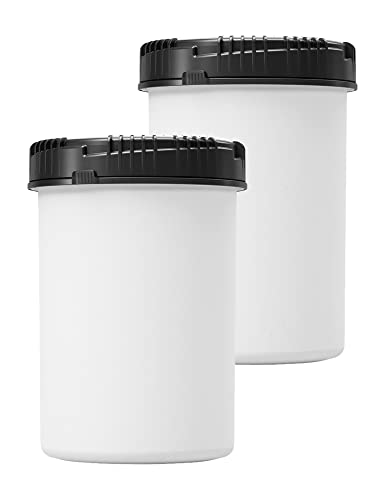 kanister-vertrieb® Packo Vorratsdosen Set 2er Set 1000 ml Vorratsdose mit Deckel dicht verschließbar, Mehldose, Gewürzdose mit Schraubdeckel von kanister-vertrieb