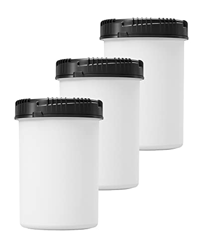 kanister-vertrieb® Packo Vorratsdosen Set 3er Set 1000 ml Vorratsdose mit Deckel dicht verschließbar, Mehldose, Gewürzdose mit Schraubdeckel von kanister-vertrieb