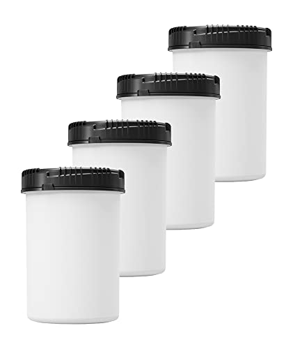 kanister-vertrieb® Packo Vorratsdosen Set 4er Set 1000 ml Vorratsdose mit Deckel dicht verschließbar, Mehldose, Gewürzdose mit Schraubdeckel von kanister-vertrieb
