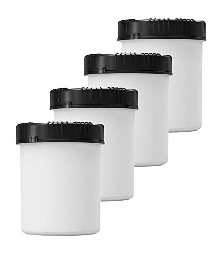 kanister-vertrieb® Packo Vorratsdosen Set 4er Set 1500 ml Vorratsdose mit Deckel dicht verschließbar, Mehldose, Gewürzdose mit Schraubdeckel von kanister-vertrieb