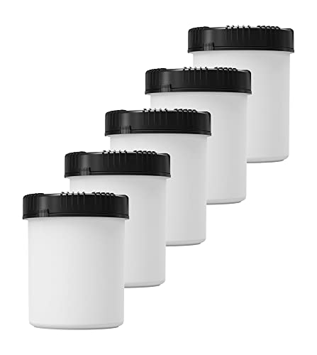 kanister-vertrieb® Packo Vorratsdosen Set 5er Set 1500 ml Vorratsdose mit Deckel dicht verschließbar, Mehldose, Gewürzdose mit Schraubdeckel von kanister-vertrieb