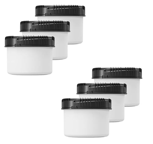 kanister-vertrieb® Packo Vorratsdosen Set 6er Set 500 ml Vorratsdose mit Deckel dicht verschließbar, Mehldose, Gewürzdose mit Schraubdeckel von kanister-vertrieb