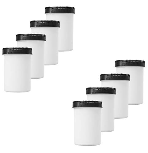 kanister-vertrieb® Packo Vorratsdosen Set 8er Set 1000 ml Vorratsdose mit Deckel dicht verschließbar, Mehldose, Gewürzdose mit Schraubdeckel von kanister-vertrieb