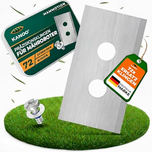 Ersatzklingen für Mammotion – Passend für LUBA 1, LUBA 2, LUBA AWD, YUKA – Edelstahl Mähroboter Ersatzmesser Messer Klingen inkl. Schrauben – Scharf, leise & langlebig Ersatzklingen für Mammotion – Passend für LUBA 1, LUBA 2, LUBA AWD, YUKA – Edelstahl Mähroboter Ersatzmesser Messer Klingen inkl. Schrauben – Scharf, leise & langlebig von kanoo