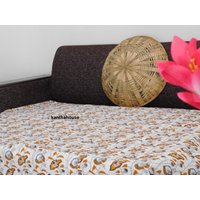 Handgenähter Kantha Quilt Für Die Tagesdecke/(160 X 230 cm Handgenähter Kantha Quilt Für Die Tagesdecke/(160 X 230 cm von kanthahouse11