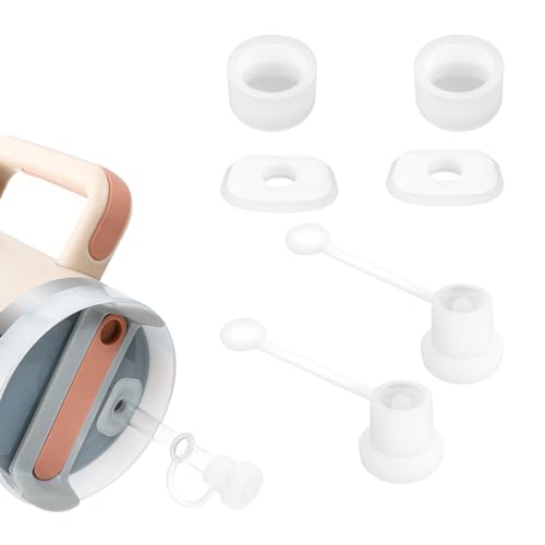 2 Set Spill Stopper für Stanley Cup 1.2L/40oz, auslaufsicheres Zubehör für Stanley's Tumbler 1.0/2.0, Anti-Leck Stopper für andere Stanley Likely Cups (2, Klar) 2 Set Spill Stopper für Stanley Cup 1.2L/40oz, auslaufsicheres Zubehör für Stanley's Tumbler 1.0/2.0, Anti-Leck Stopper für andere Stanley Likely Cups (2, Klar) von kapiado