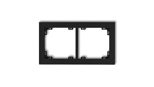 DECO Doppelrahmen schwarz matt 12DR-2 Karlik Elektrotechnik 590183200099 DECO Doppelrahmen schwarz matt 12DR-2 Karlik Elektrotechnik 590183200099 von karlik elektrotechnik