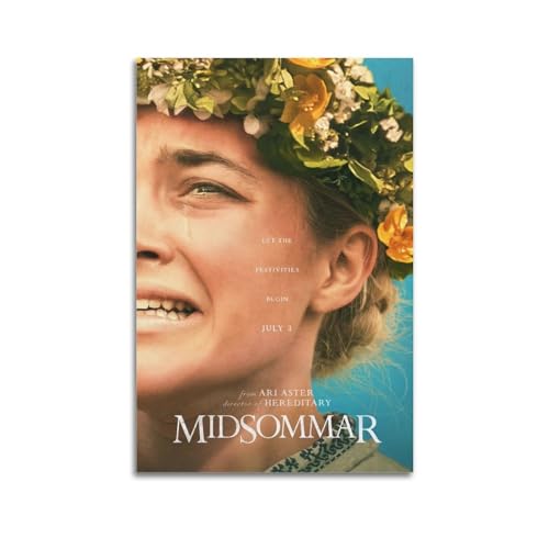 karn Midsommar Poster Ästhetische Leinwand Poster Zimmer Dekorative Wandkunst Poster Druck Dekor Poster 30 x 45 cm ungerahmt von karn