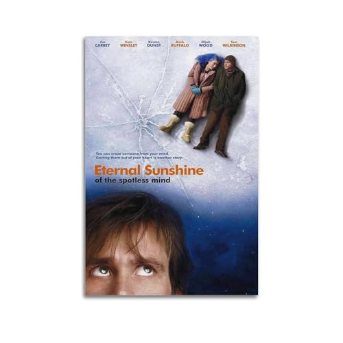karn Poster "Eternal Sunshine of The Spotless Mind", ästhetische Leinwand, Poster, Raumdekoration, Wandkunst, Poster, Dekoration, Poster, 50 x 75 cm, ungerahmt von karn