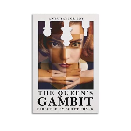karn TV-Serie The Queen's Gambit Poster, Wandkunst, Leinwand, Poster, Raumdekor, ästhetisch, Poster, Druck, Dekoration, Poster, 30 x 45 cm, ungerahmt von karn