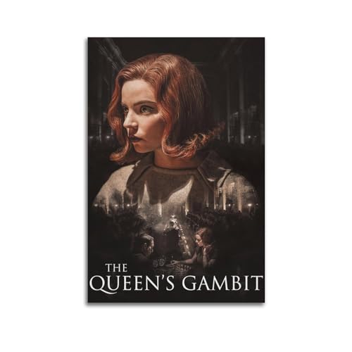karn TV-Serie The Queen's Gambit Poster, Wandkunst, Leinwand, Poster, Raumdekor, ästhetisch, Poster, Druck, Dekoration, Poster, 60 x 90 cm, ungerahmt von karn