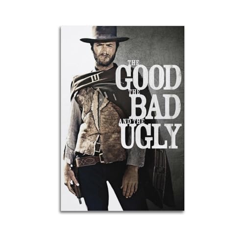 karn The Good The Bad And The Ugly Poster, ästhetische Leinwand, Poster, Raumdekoration, Wandkunst, Poster, Dekoration, Poster, 30 x 45 cm, ungerahmt von karn