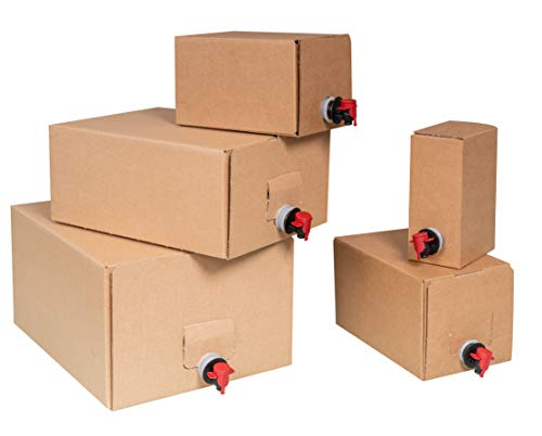 Bag-in-Box Sets - Karton und Beutel - 1,5L,3L,5L,10L und 20L (10, 20Liter) von karton-billiger