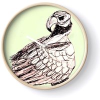 Adler Bambus Uhr Benutzerdefinierte Zeigerfarben von katapillardesign