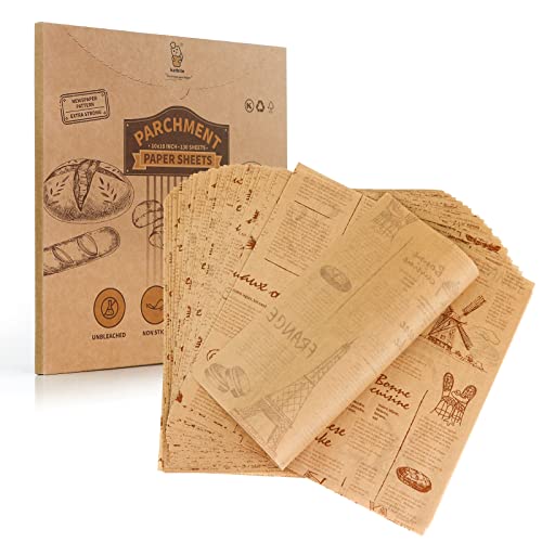 Katbite 130 Stück backpapier 10 Zoll, backpapier zuschnitte, fettundhaftendes und nichtklebendes backpapier, vorbeschnittenes, nicht gebleichtes backpapier Katbite 130 Stück backpapier 10 Zoll, backpapier zuschnitte, fettundhaftendes und nichtklebendes backpapier, vorbeschnittenes, nicht gebleichtes backpapier von katbite