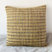 Bellecastle Golden Sienna Honig Gewebtes Kissen 15x15 Deko Modern Minimalistisch Home Dekor Akzent von kate4home