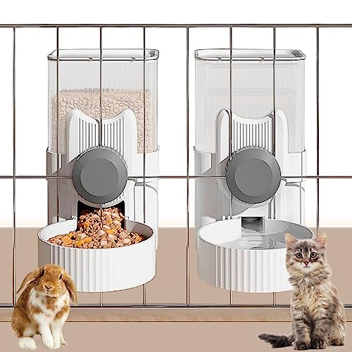kathson Automatischer Futter- und Wasserspender zum Aufhängen, Schwerkraft-Futterstation für Kaninchen, Käfig, Meerschweinchen-Futterstation und Bewässerungs-Set, Katzenfutterstation für Kaninchen kathson Automatischer Futter- und Wasserspender zum Aufhängen, Schwerkraft-Futterstation für Kaninchen, Käfig, Meerschweinchen-Futterstation und Bewässerungs-Set, Katzenfutterstation für Kaninchen von kathson